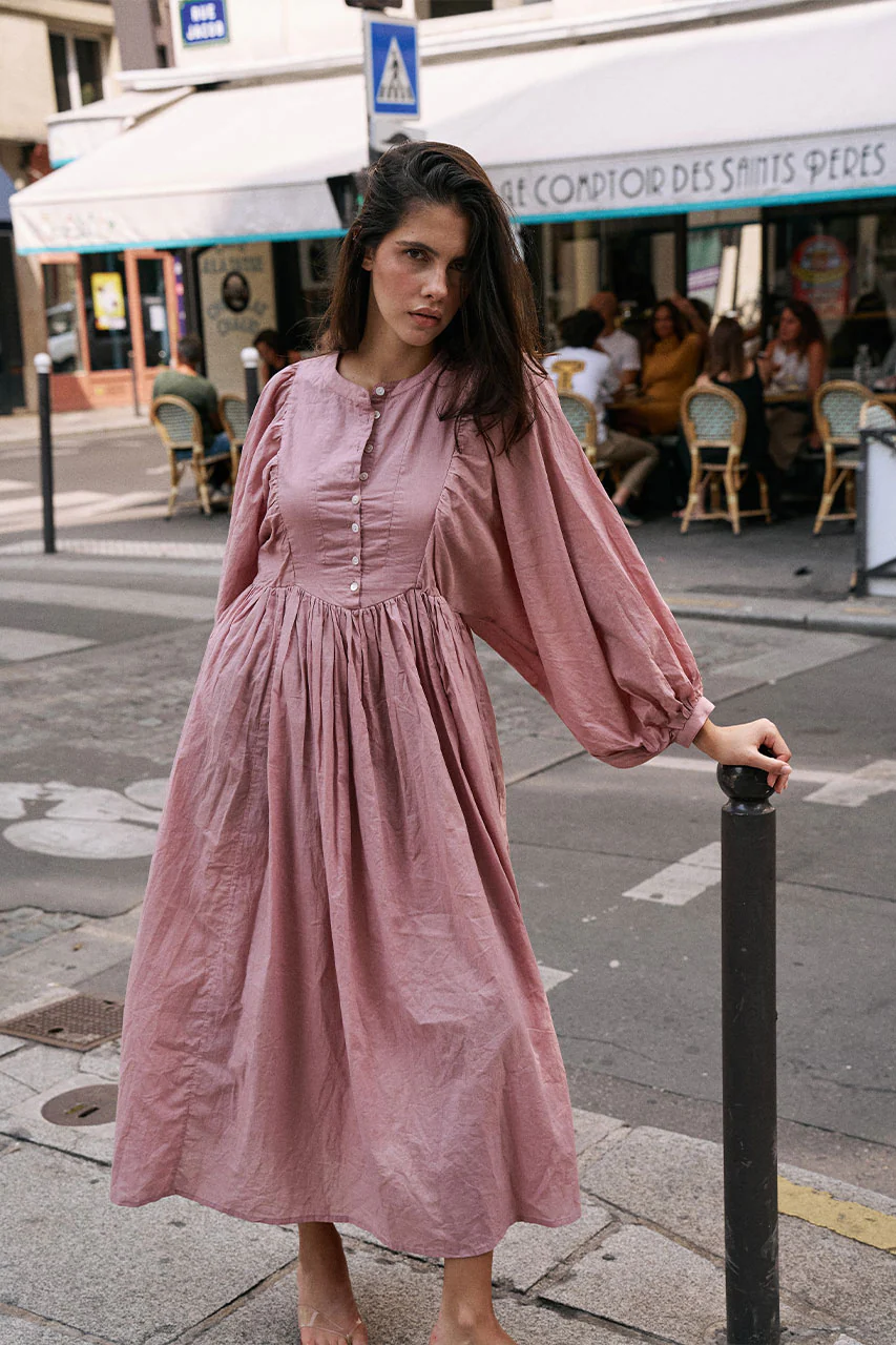 Anika Maxi Dress ~ Mulberry - Image 3