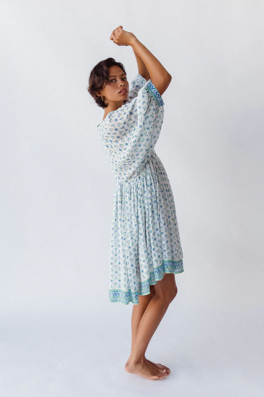 Kyra Mini Dress ~ Azure - Image 5