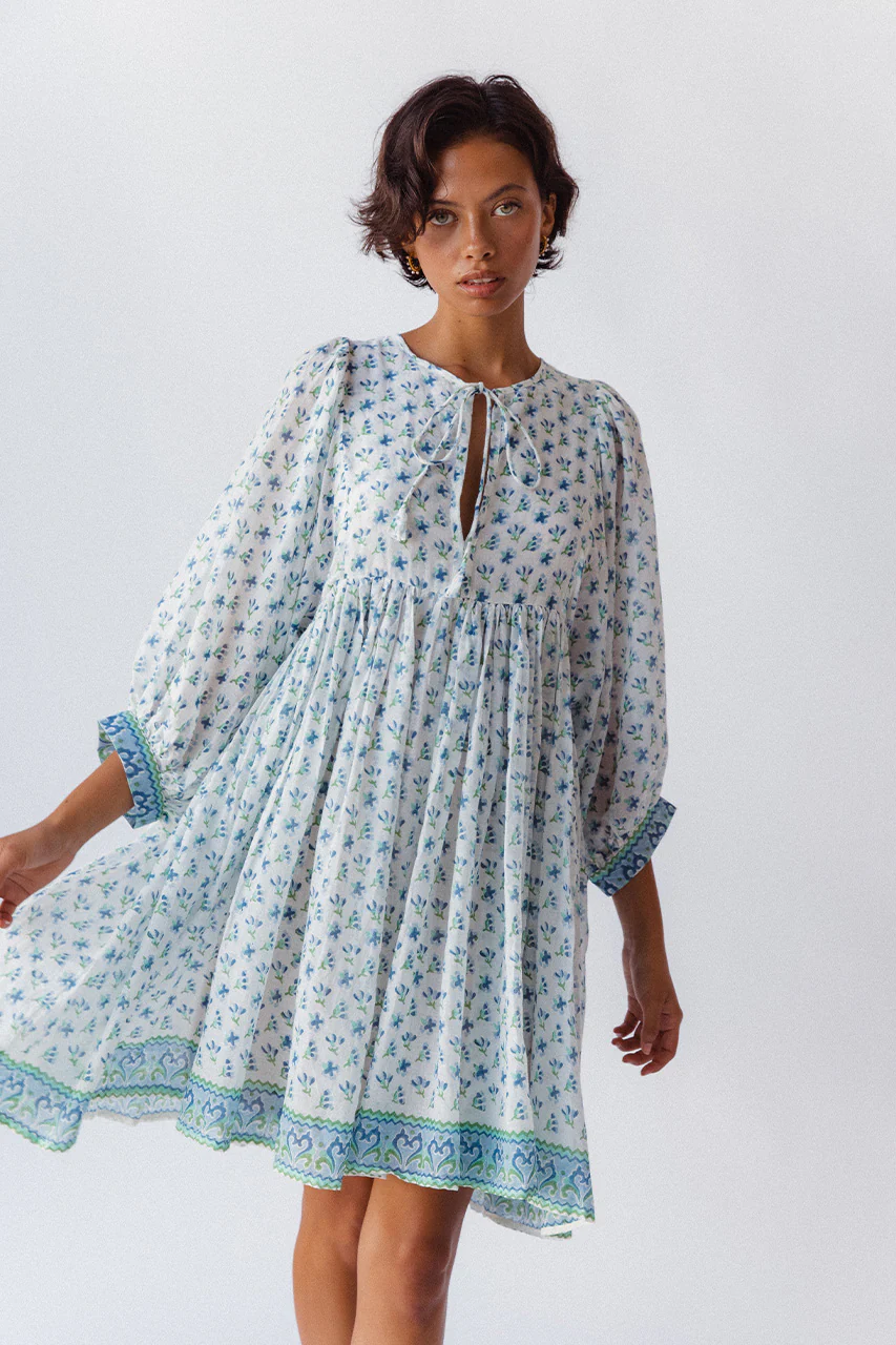 Kyra Mini Dress ~ Azure - Image 6