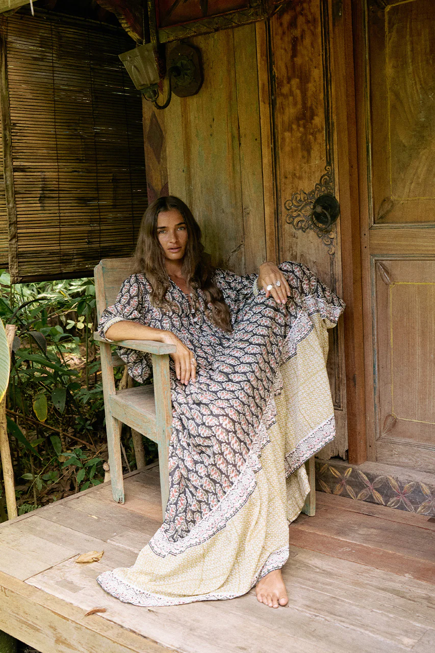 Bhoomi Maxi Dress ~ Onyx - Image 3