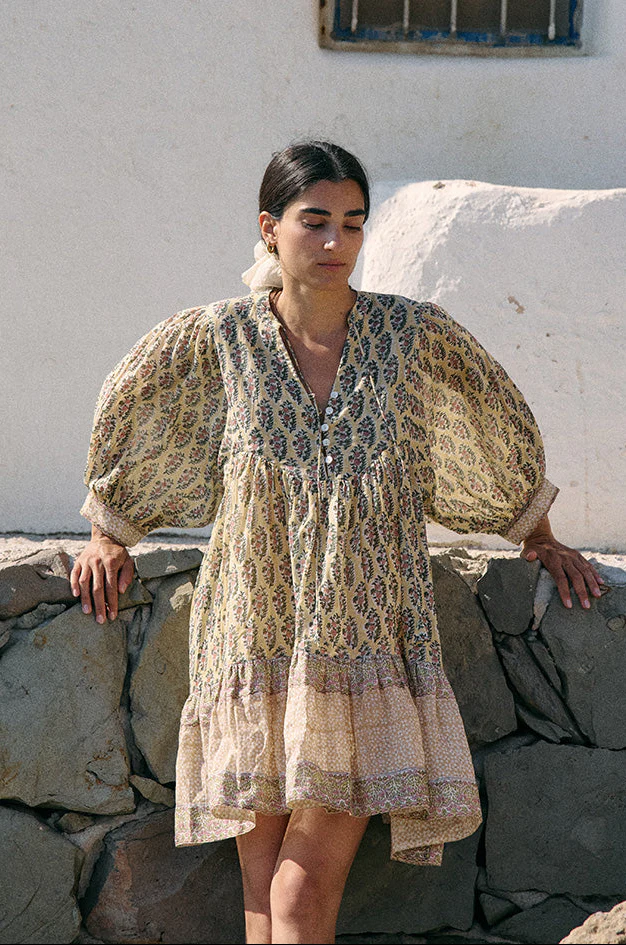 Bhoomi Mini Dress ~ Meadow - Image 2