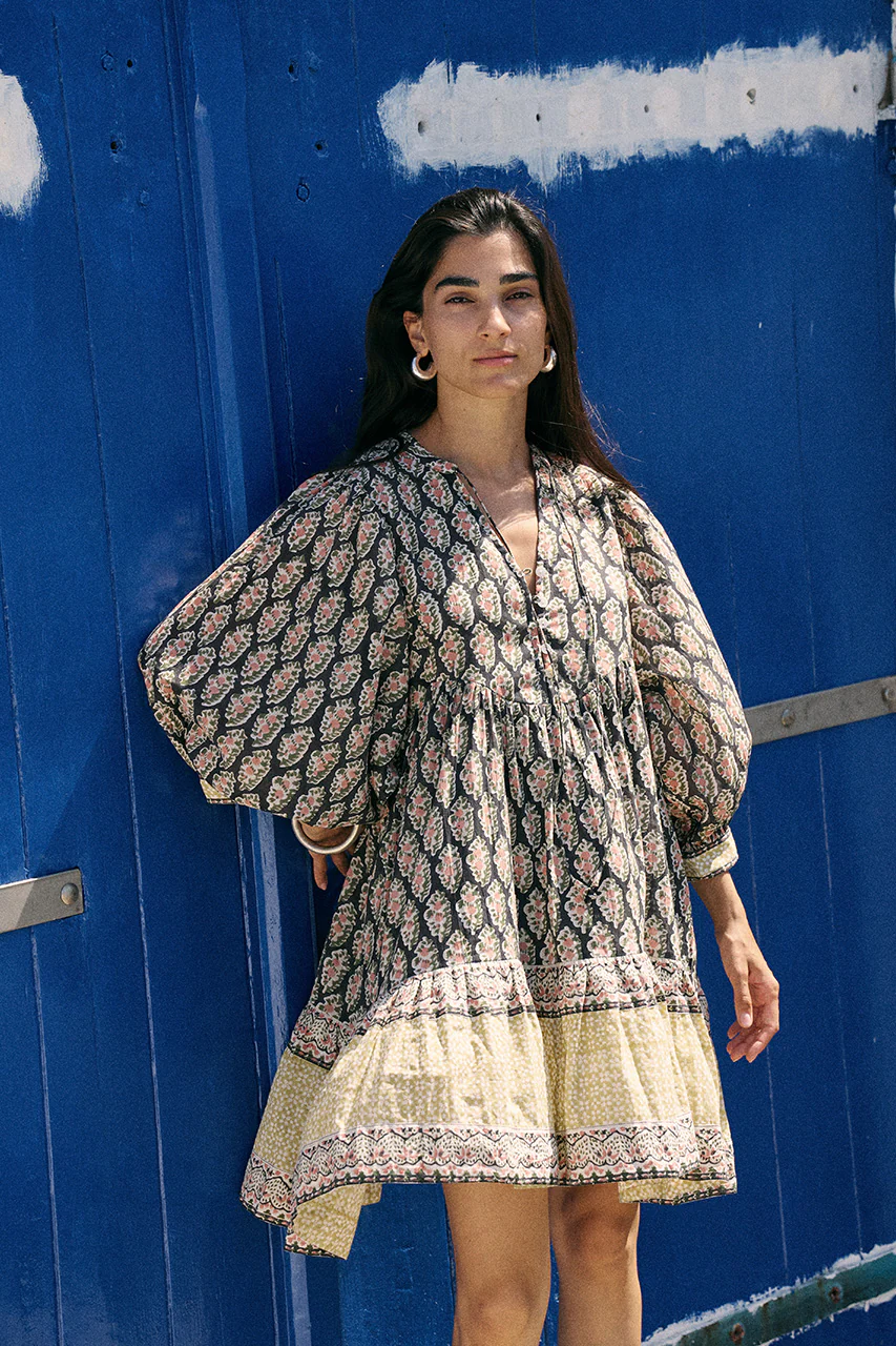 Bhoomi Mini Dress ~ Onyx - Image 2