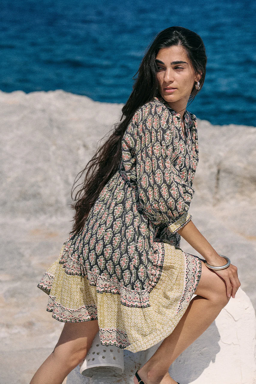 Bhoomi Mini Dress ~ Onyx - Image 4