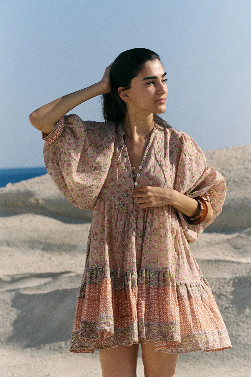 Bhoomi Mini Dress ~ Sunset