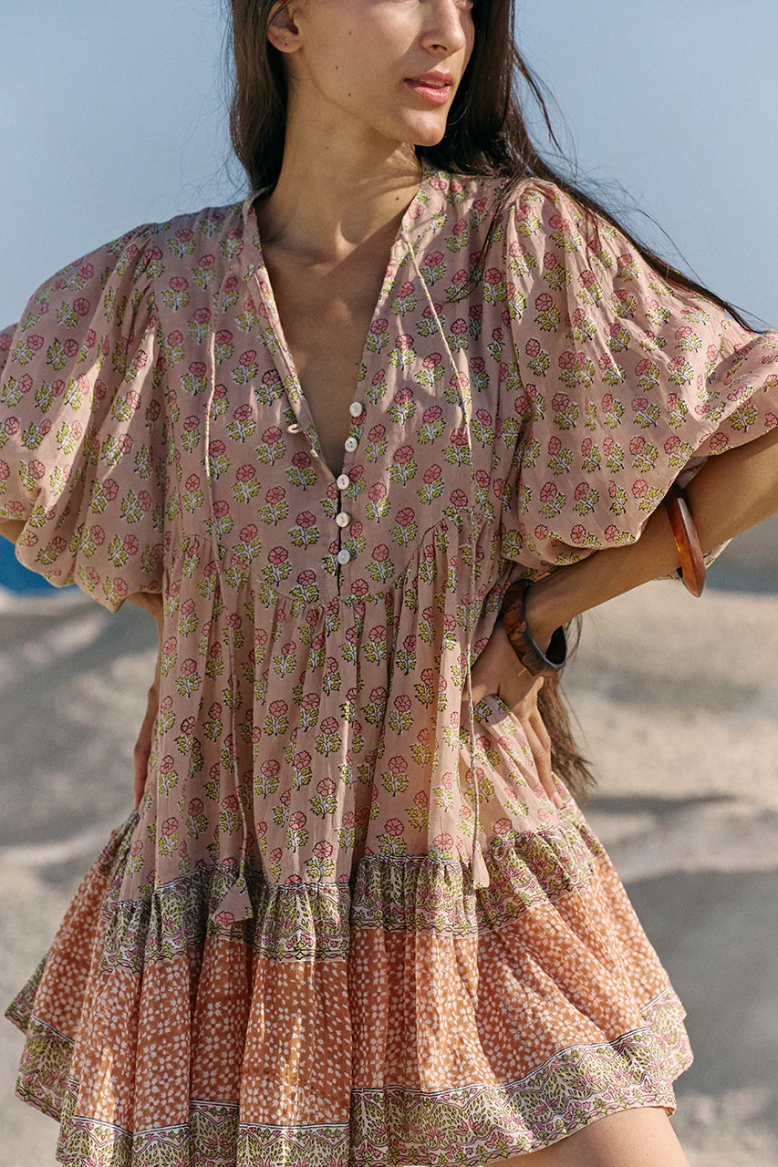 Bhoomi Mini Dress ~ Sunset - Image 2