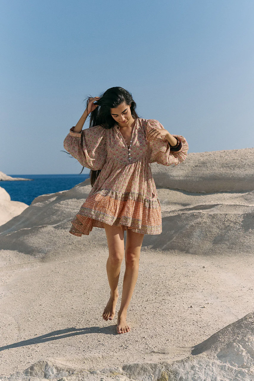 Bhoomi Mini Dress ~ Sunset - Image 9