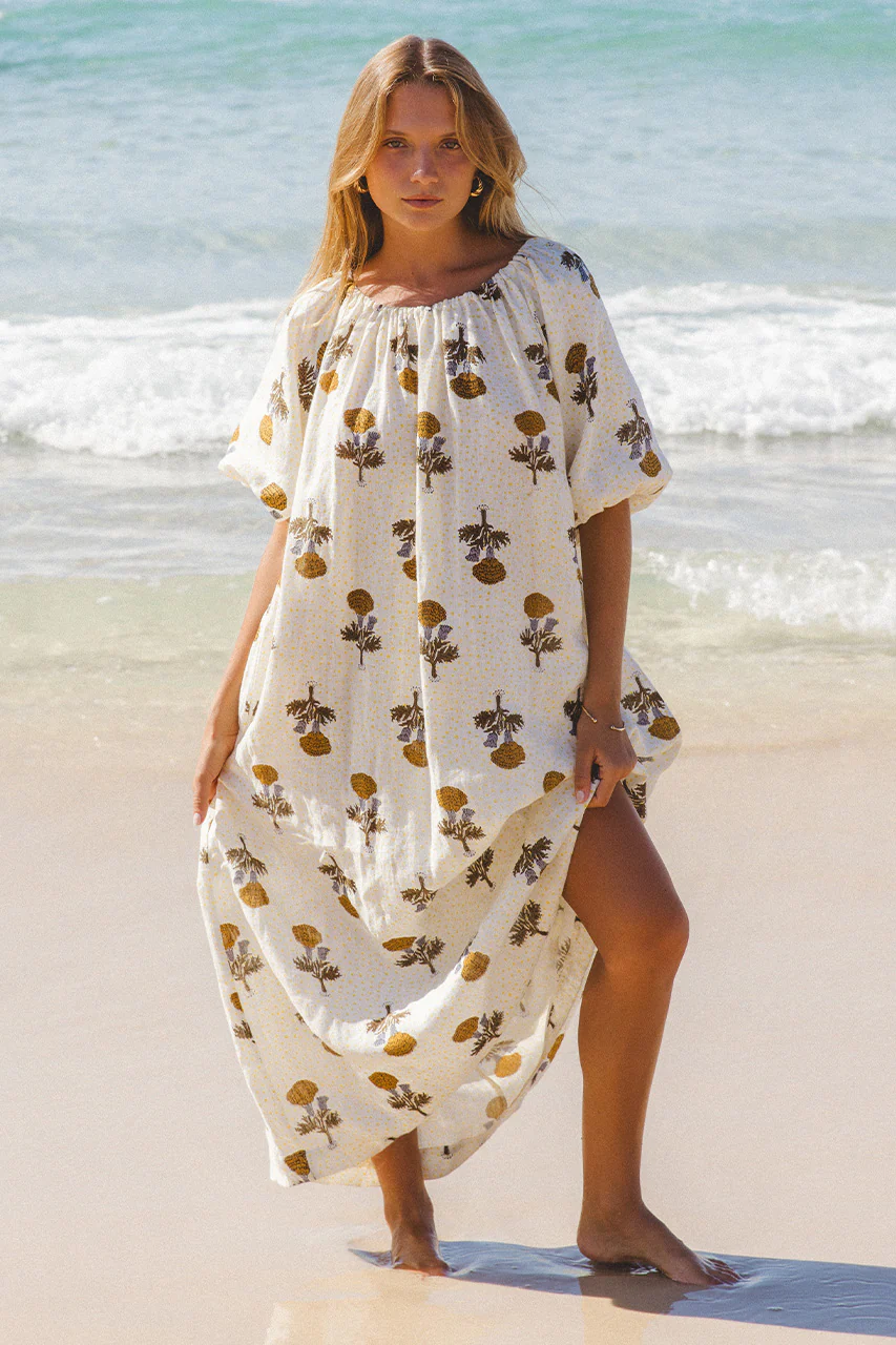 Dahlia Maxi Dress ~ Marigold - Image 4