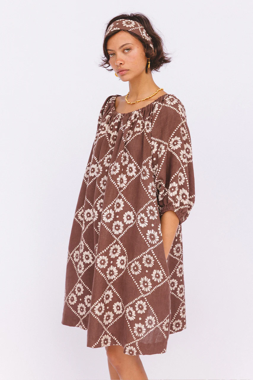 Dahlia Mini Dress ~ Maple - Image 11