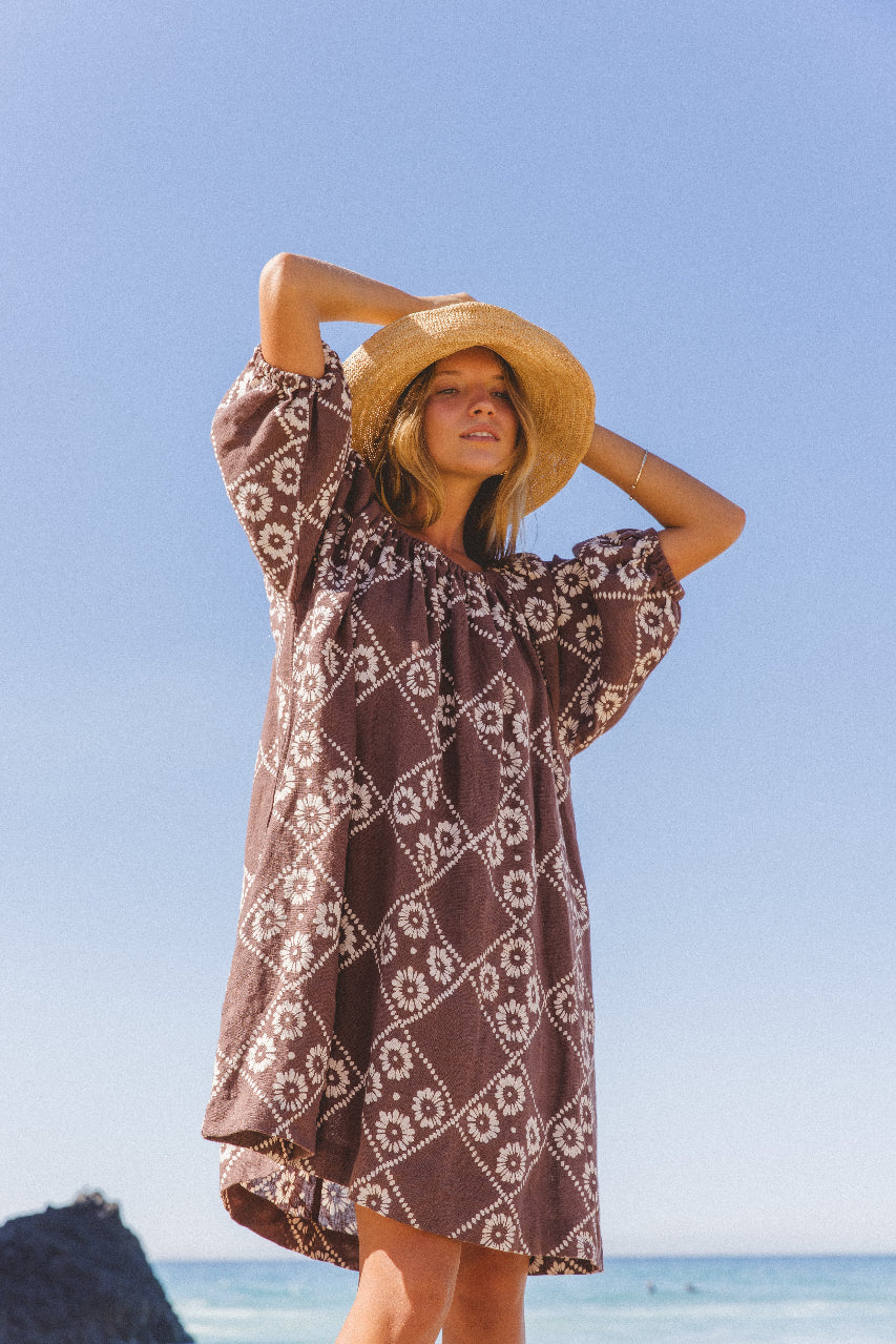 Dahlia Mini Dress ~ Maple - Image 4
