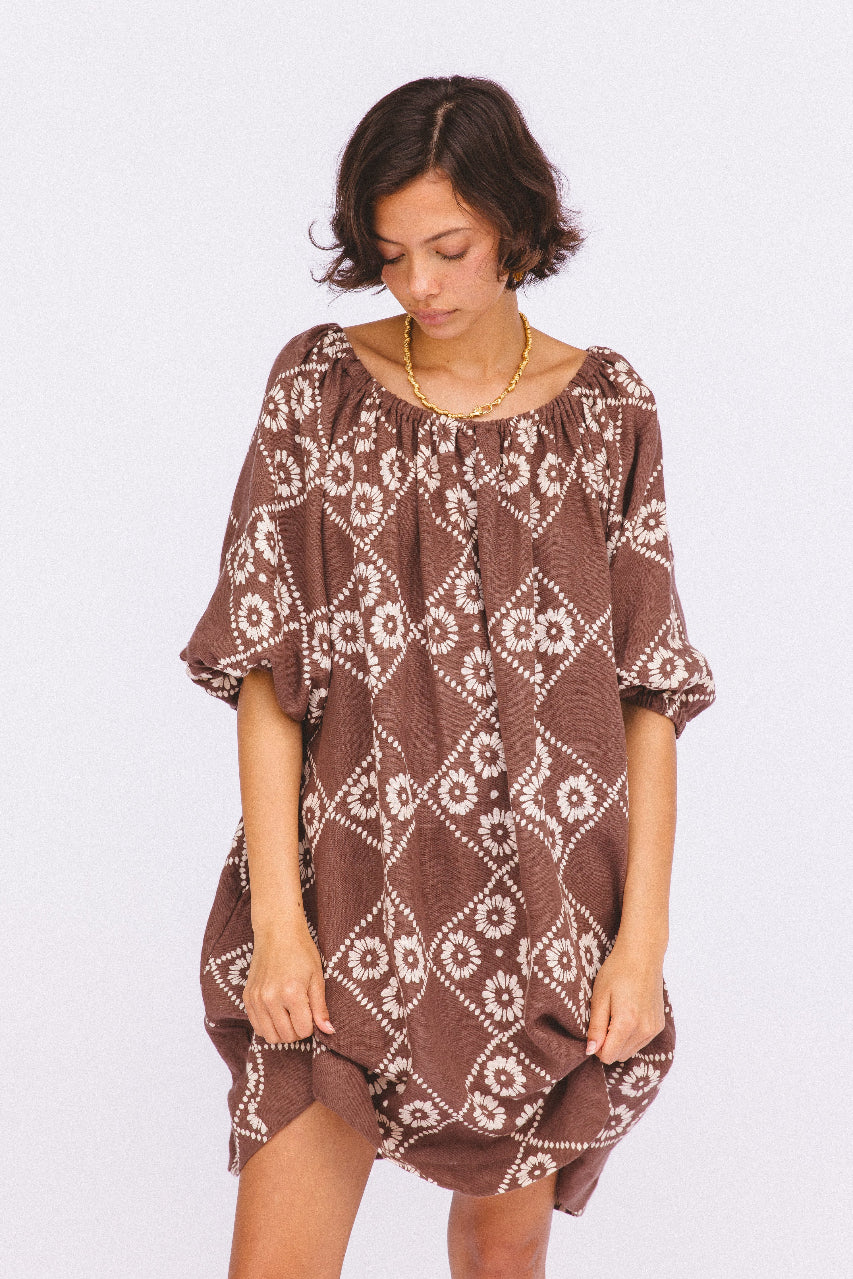 Dahlia Mini Dress ~ Maple - Image 6