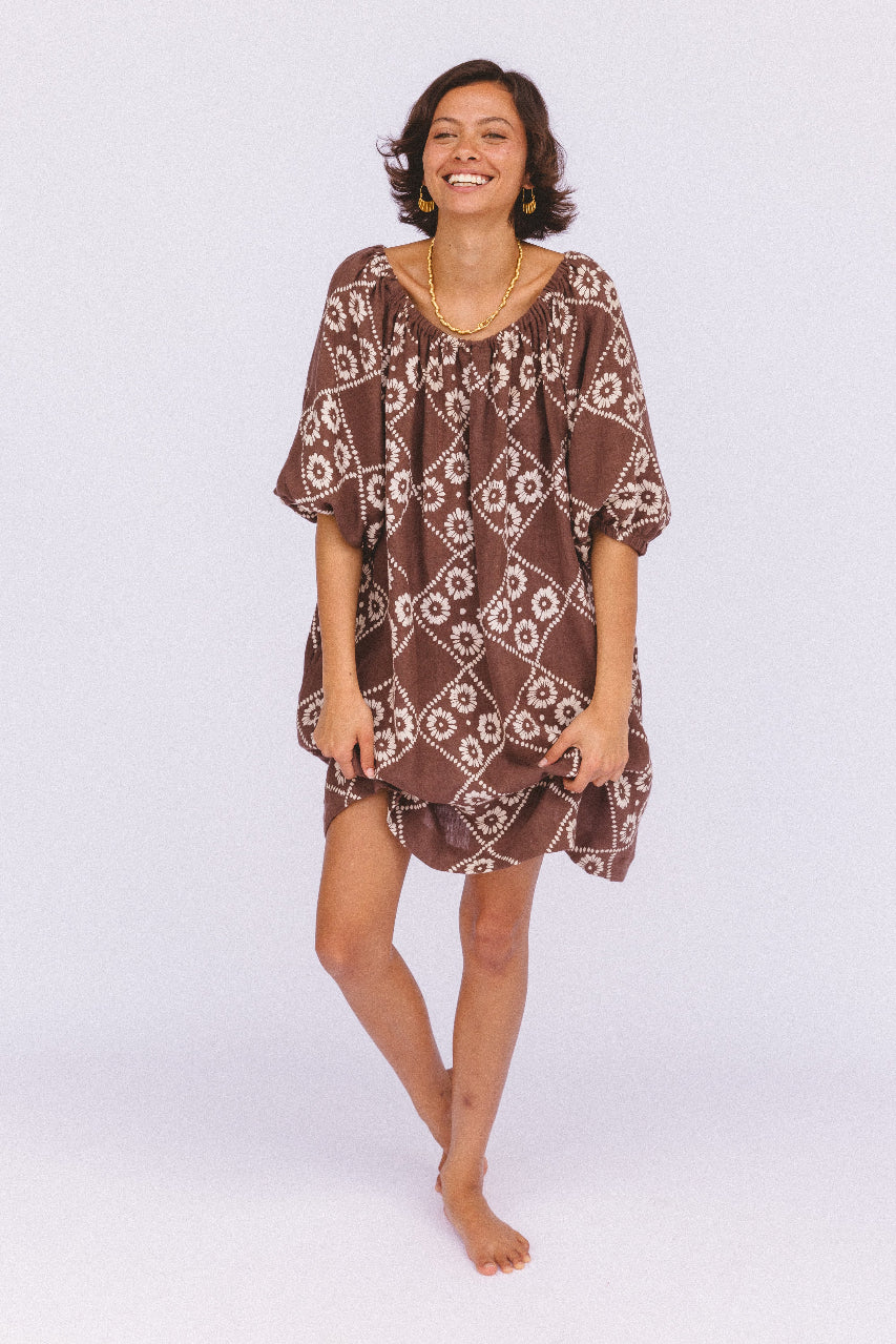 Dahlia Mini Dress ~ Maple - Image 7