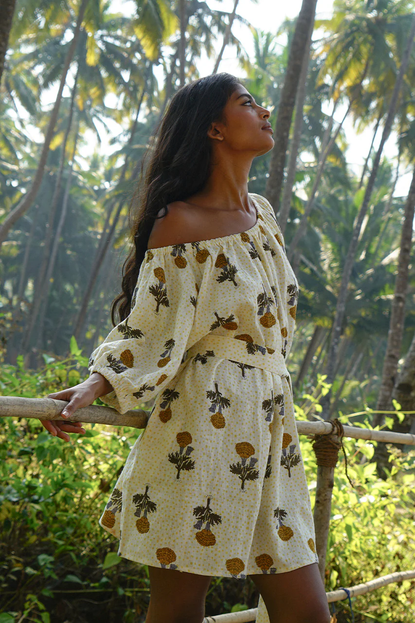 Dahlia Mini Dress ~ Marigold - Image 11