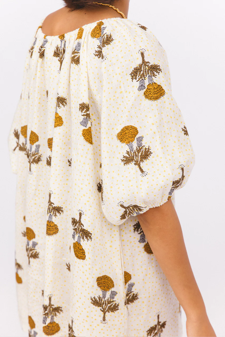 Dahlia Mini Dress ~ Marigold - Image 4