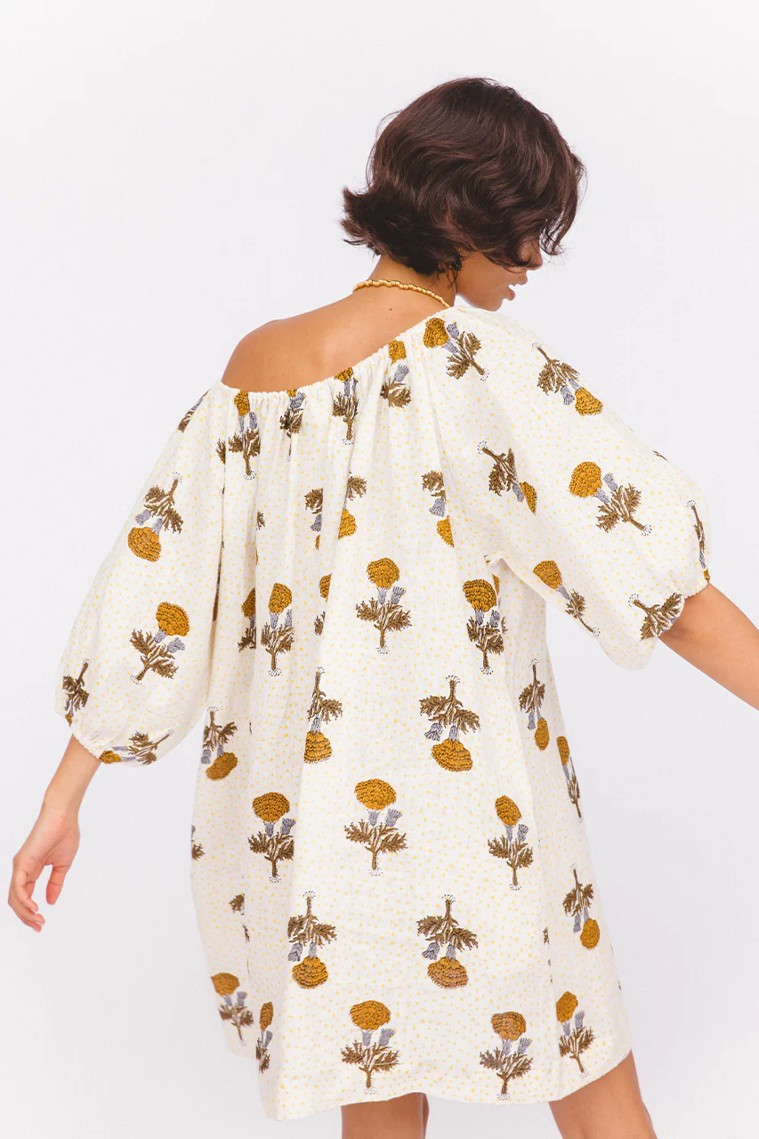 Dahlia Mini Dress ~ Marigold - Image 5