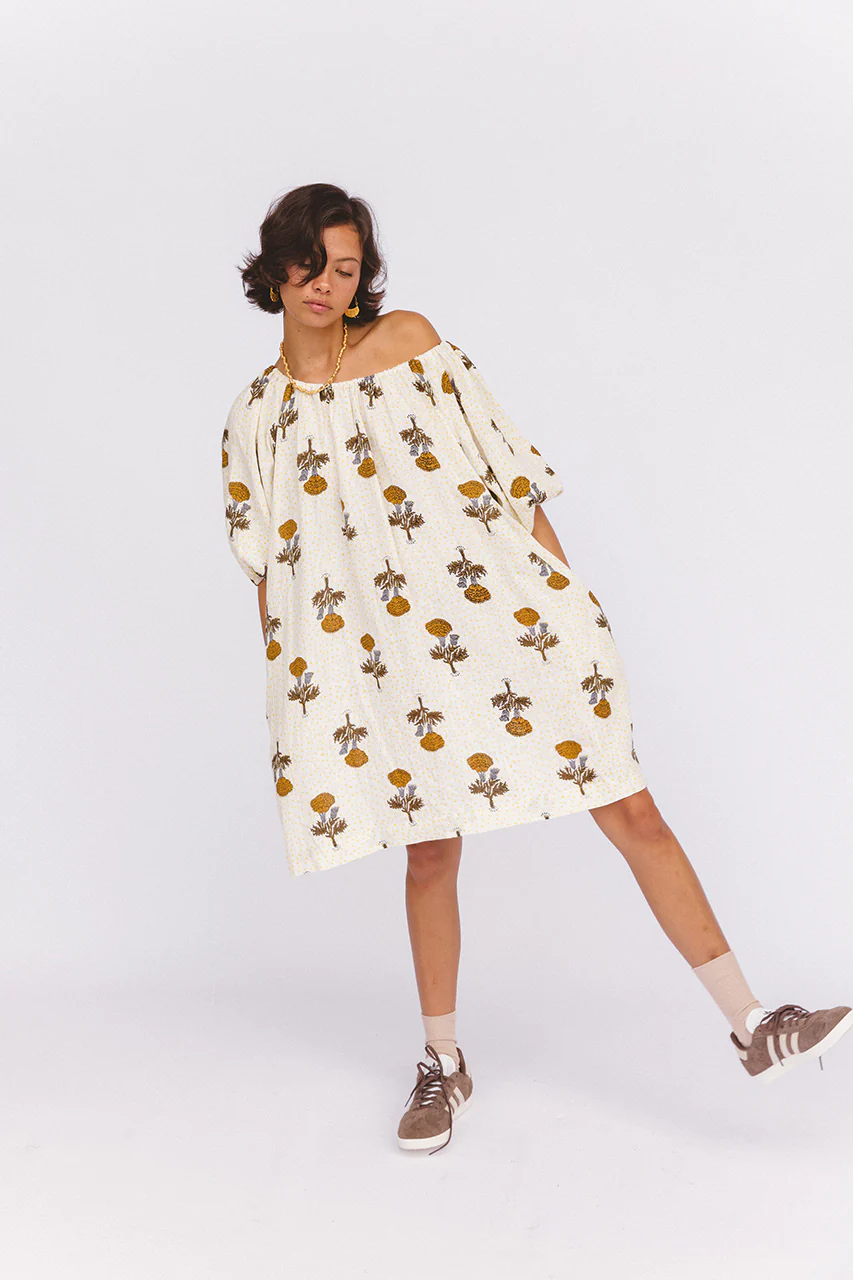 Dahlia Mini Dress ~ Marigold - Image 6