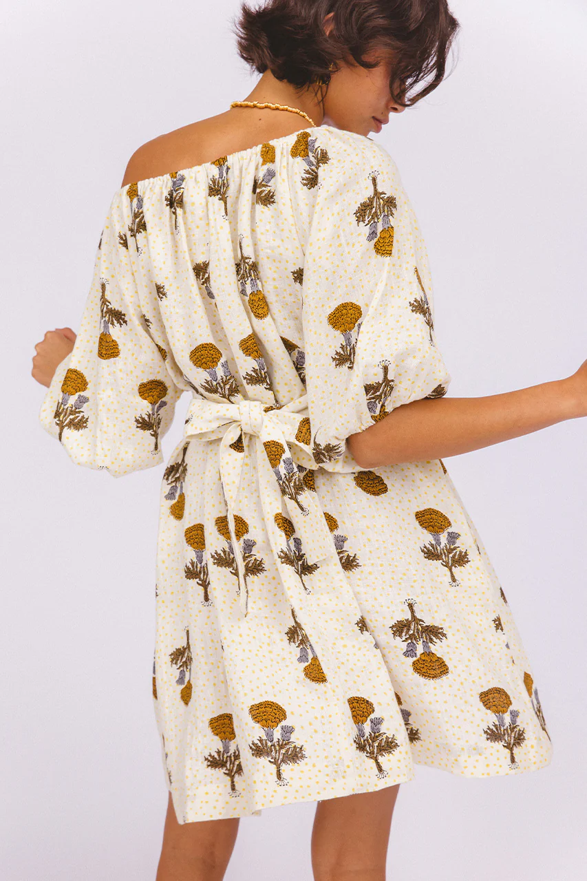 Dahlia Mini Dress ~ Marigold - Image 7
