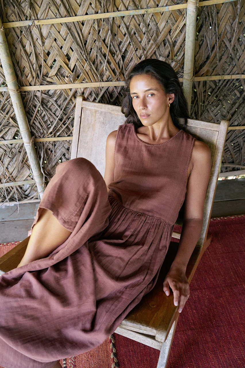 Nadi Dress ~ Chocolate - Image 5