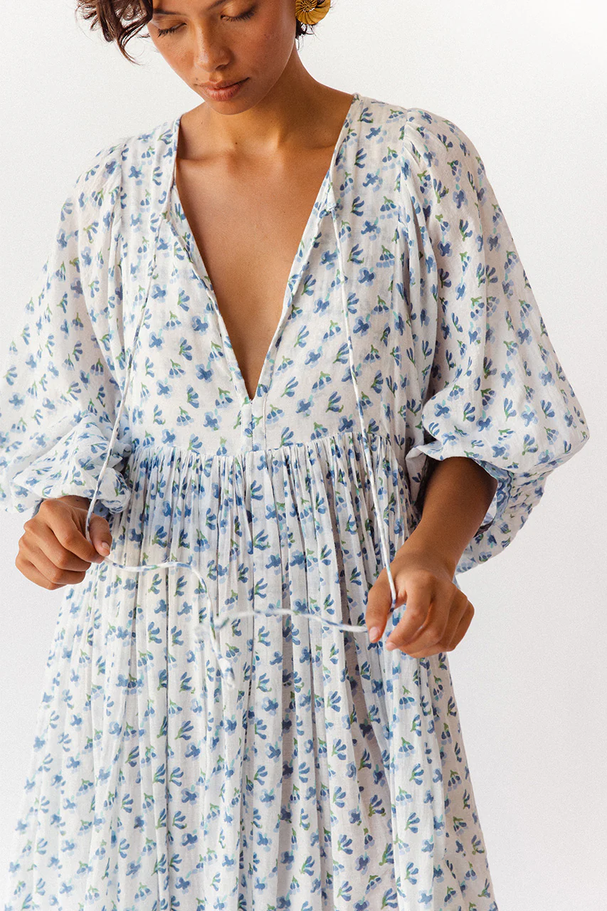 Kyra Maxi Dress ~  Azure - Image 6