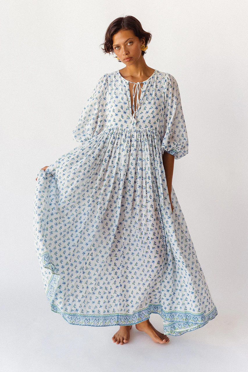 Kyra Maxi Dress ~  Azure - Image 8