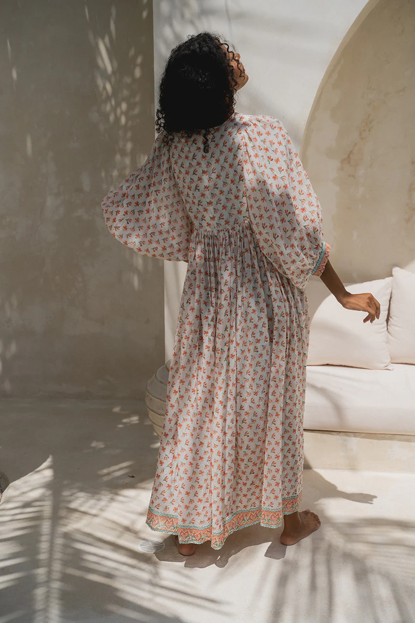 Kyra Maxi Dress ~ Coral - Image 3