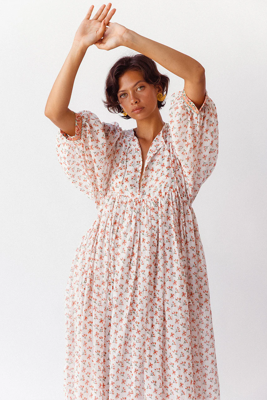Kyra Maxi Dress ~ Coral - Image 6