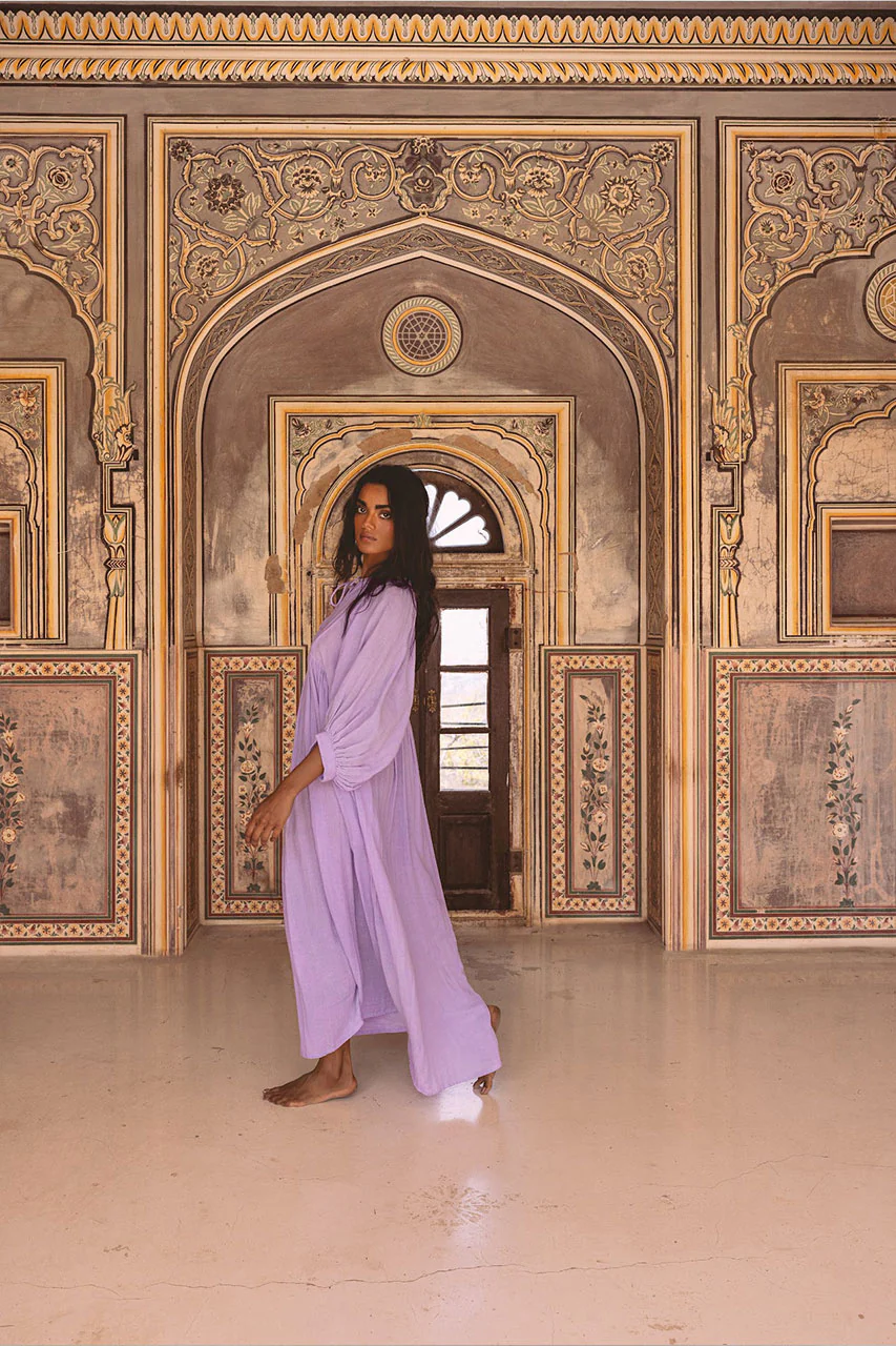 Kyra Maxi Dress ~ Lilac Gauze - Image 5