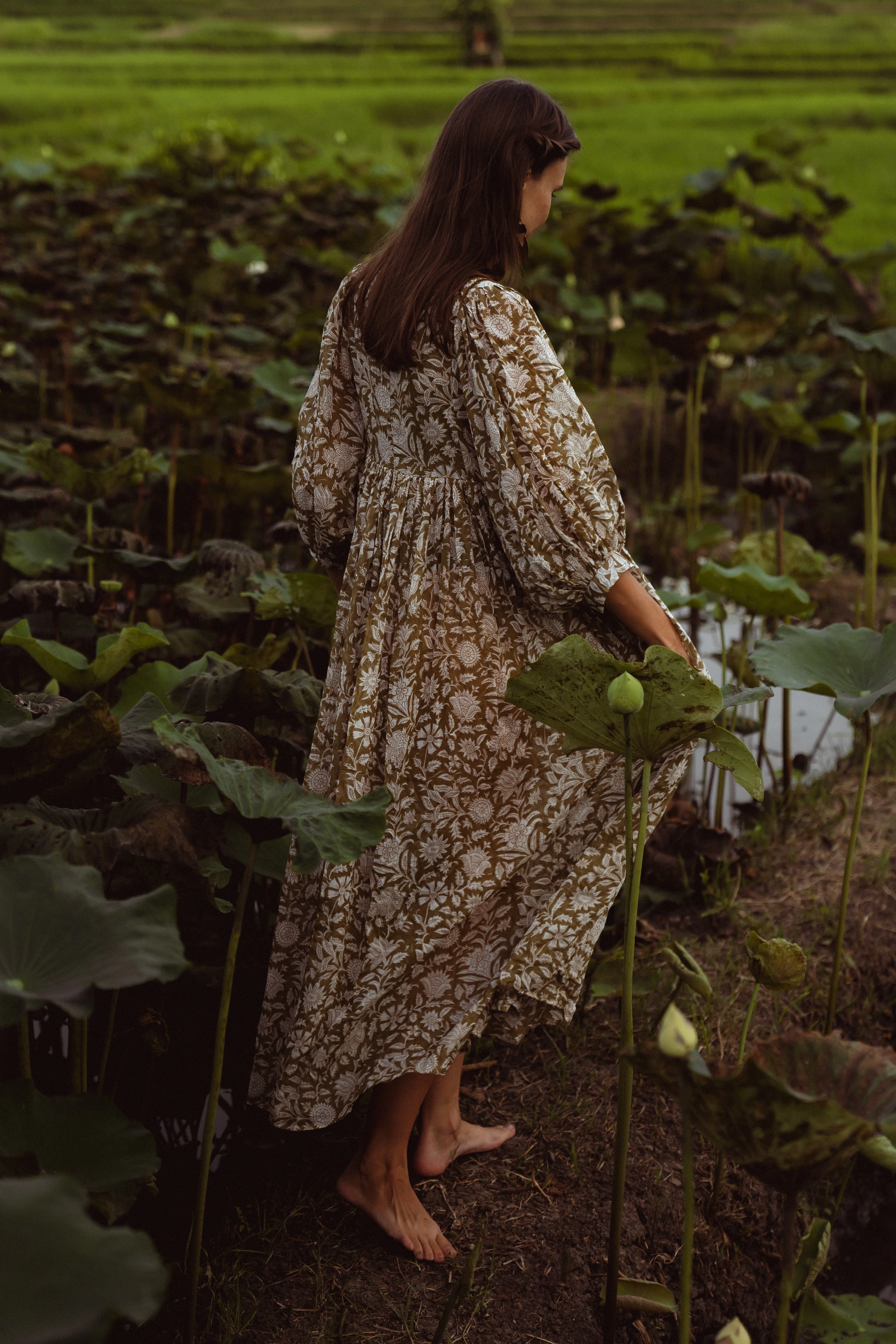 Kyra Maxi Dress ~ Olive - Image 3