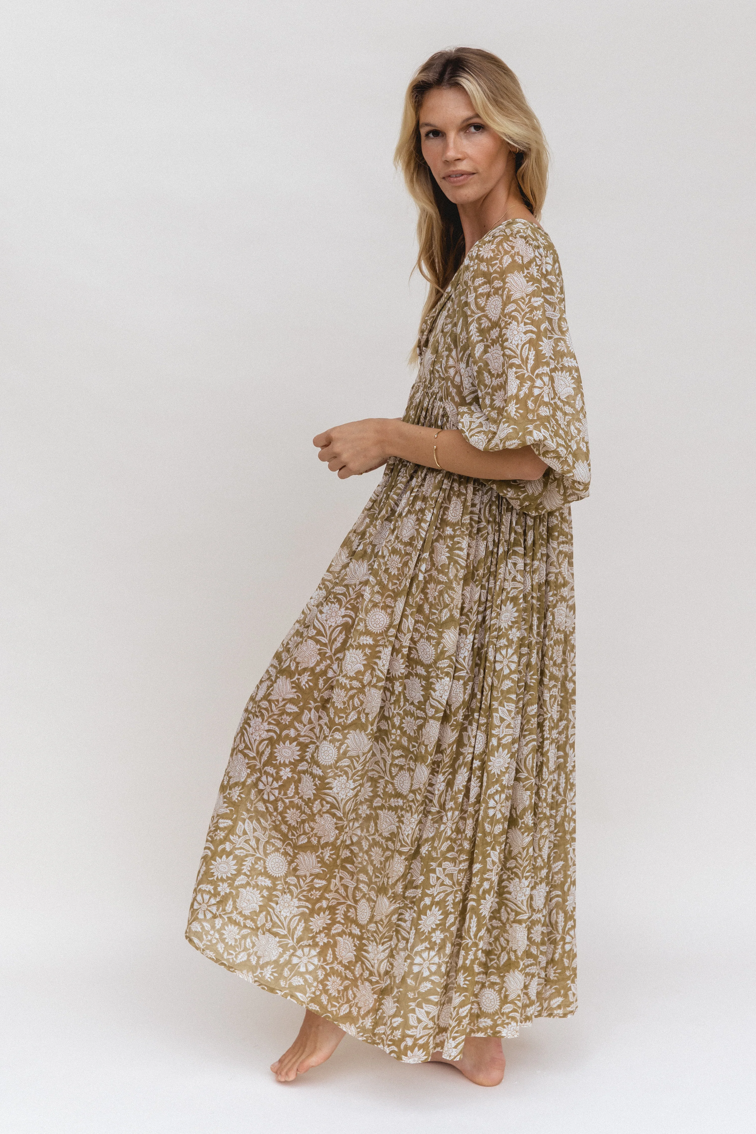 Kyra Maxi Dress ~ Olive - Image 5