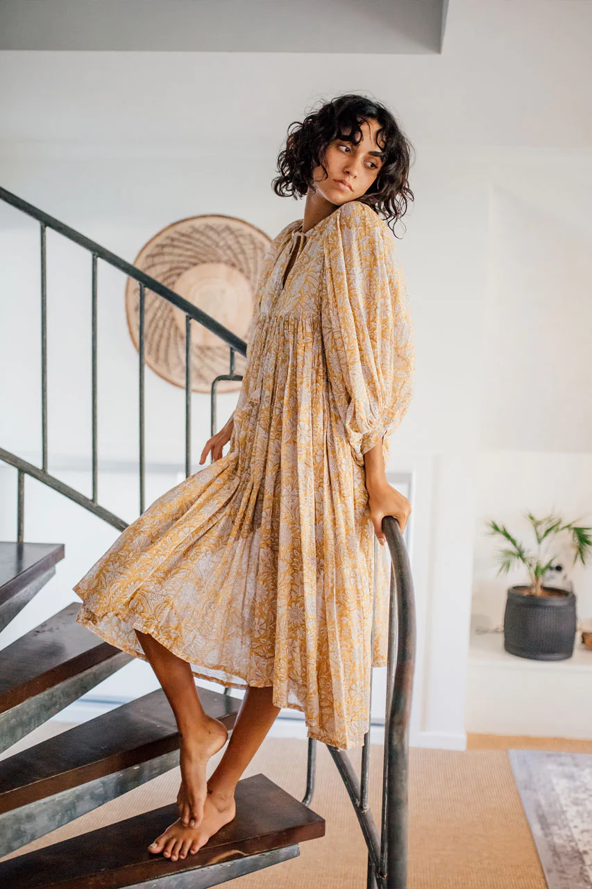 Kyra Midi Dress ~ Cumin - Image 5