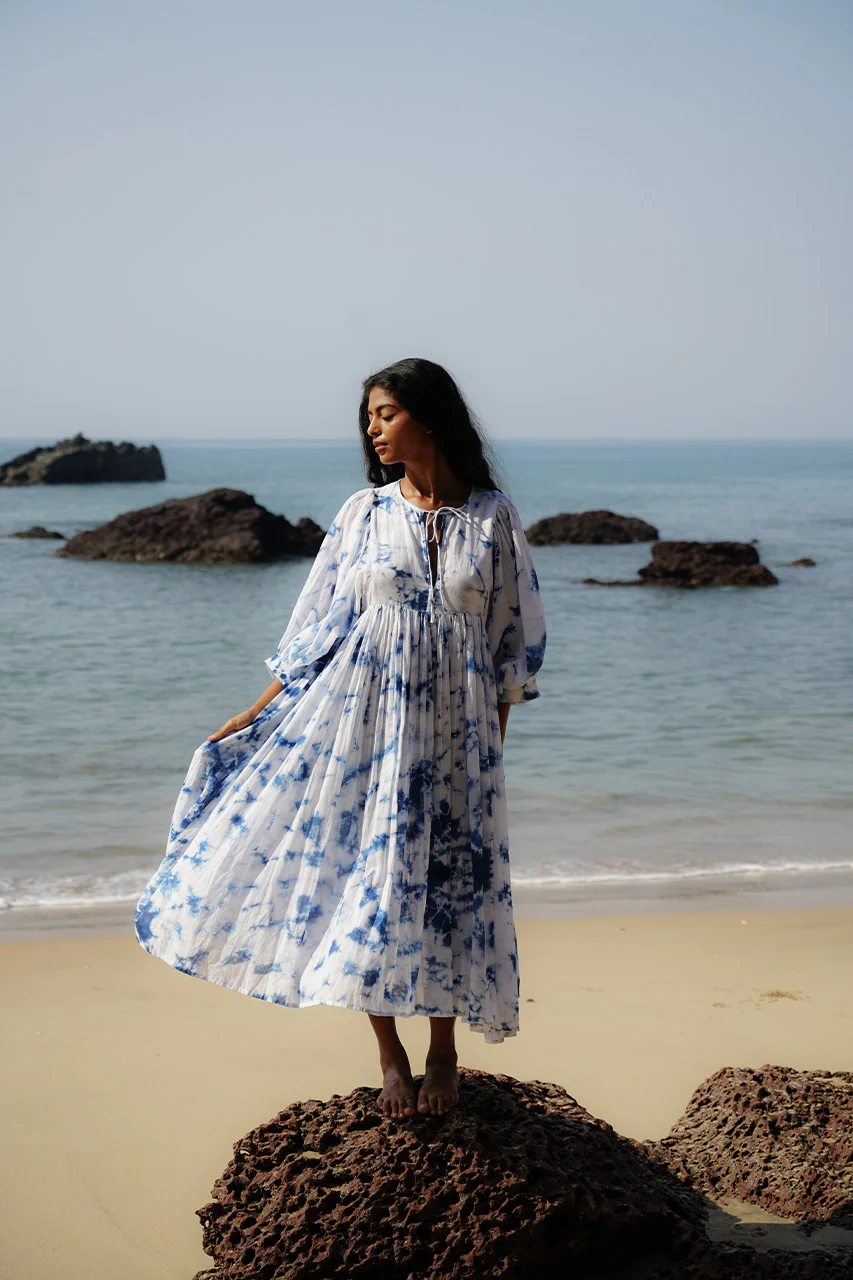 Kyra Midi Dress ~ Deep Sea - Image 3