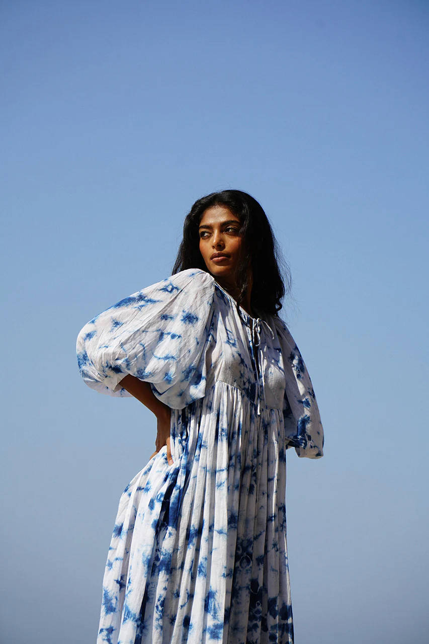 Kyra Midi Dress ~ Deep Sea - Image 4