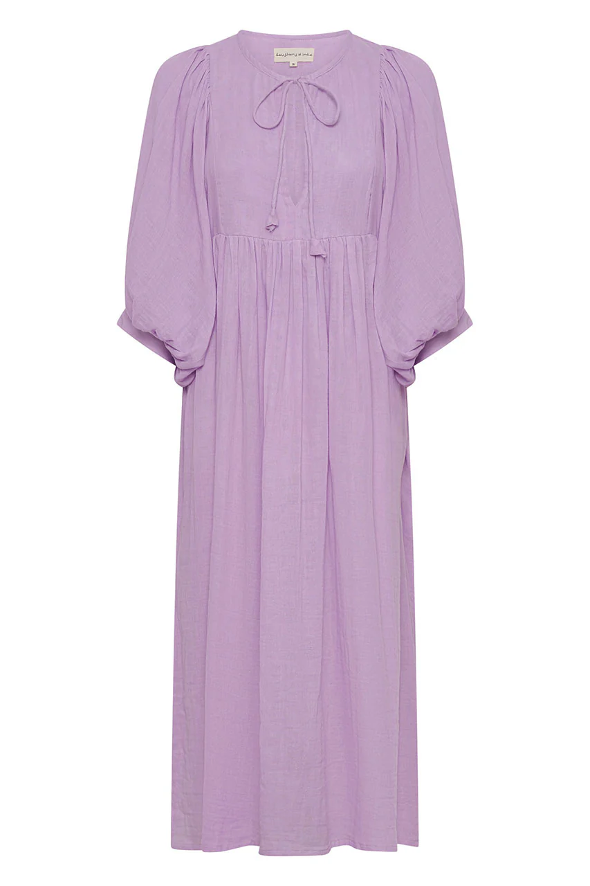Kyra Midi Dress ~ Lilac Gauze - Image 8