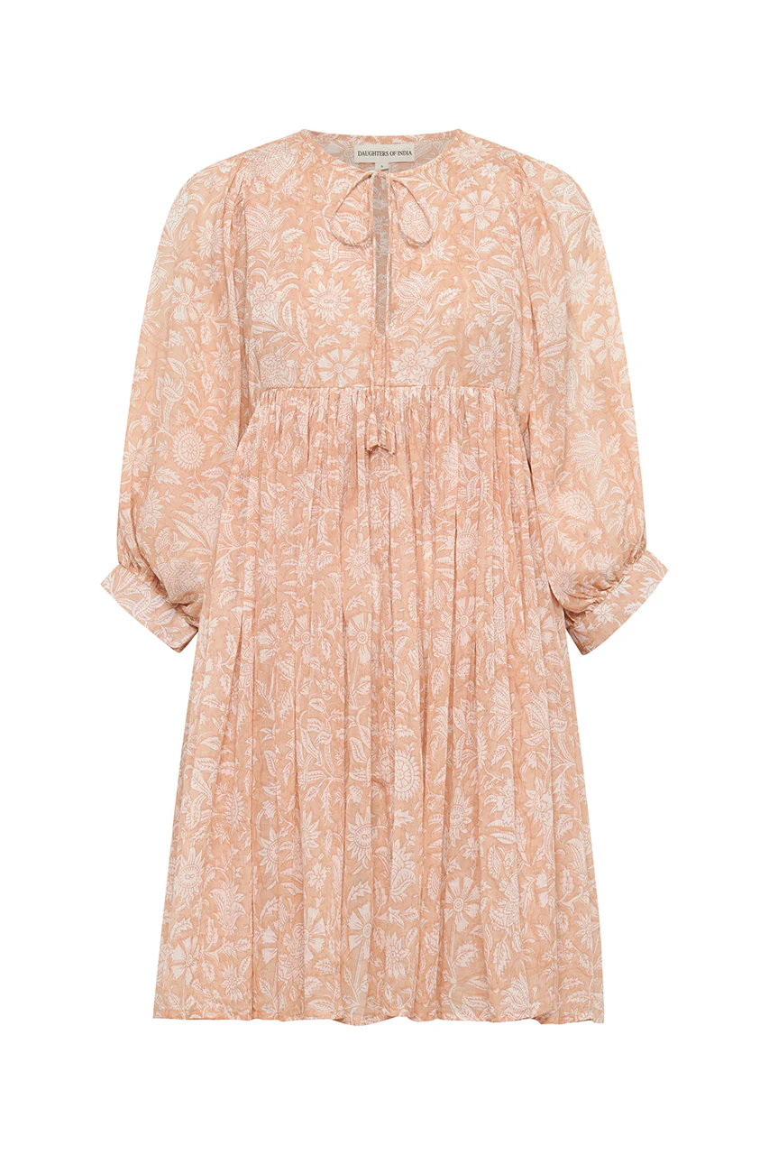 Kyra Mini Dress ~ Apricot Blush - Image 6