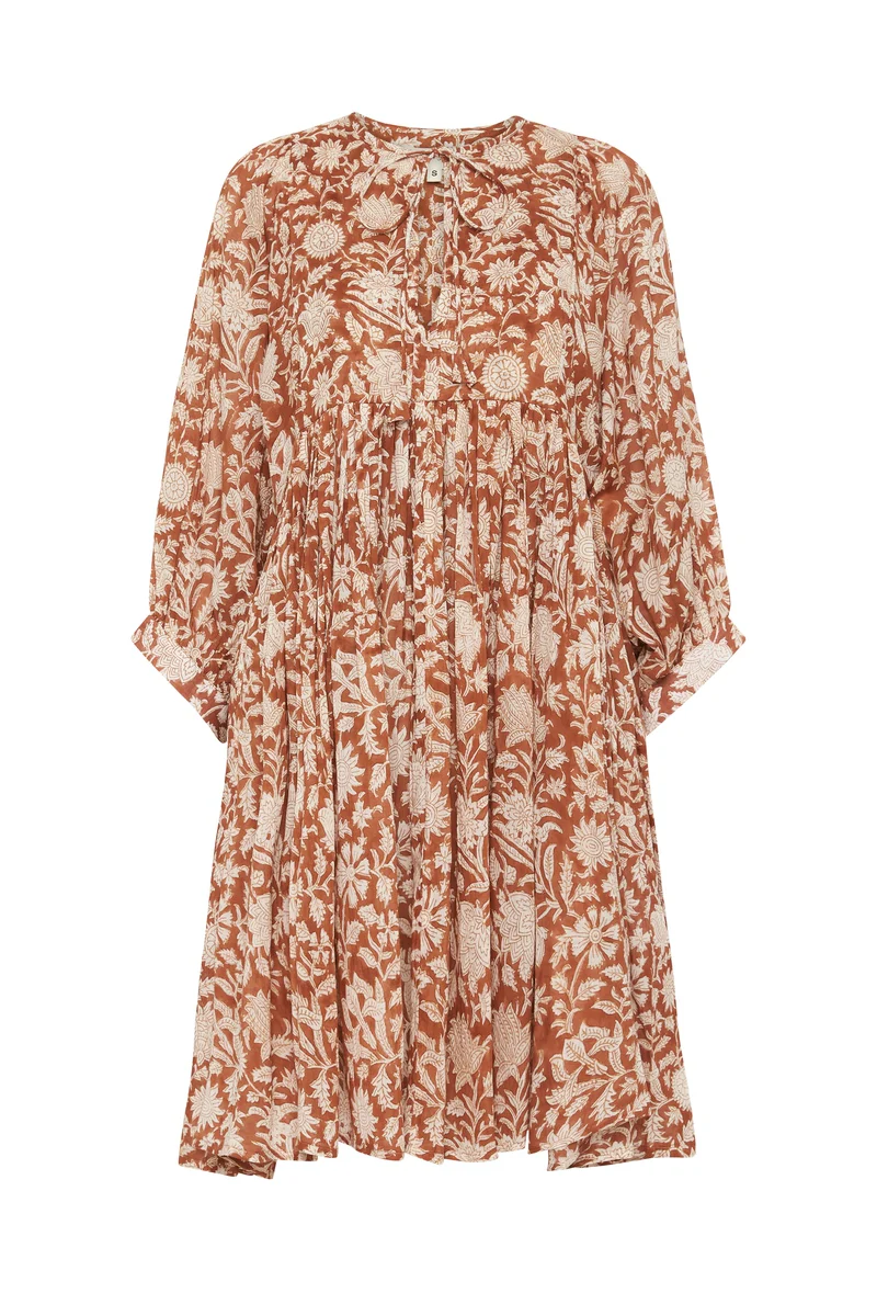 Kyra Mini Dress ~ Caramel - Image 8