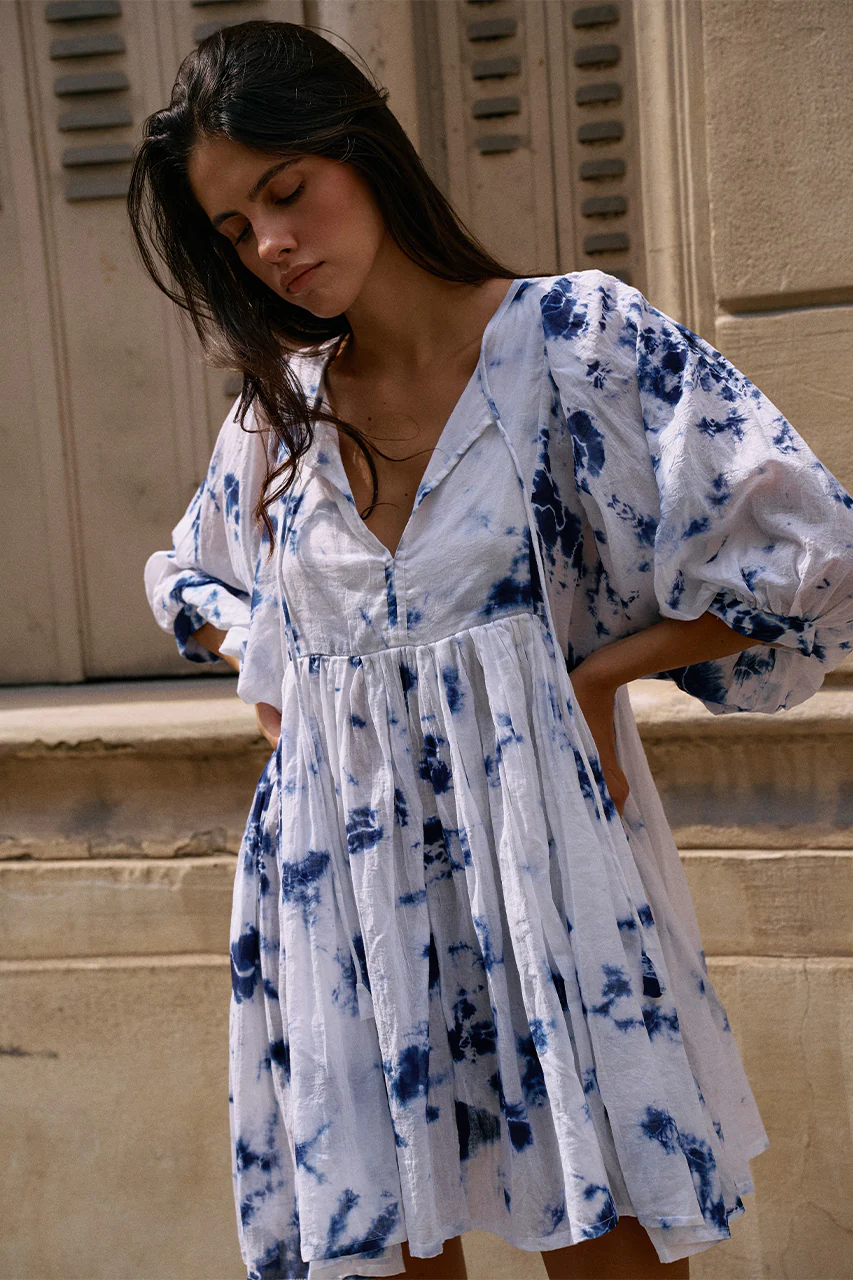 Kyra Mini Dress ~ Deep Sea - Image 2