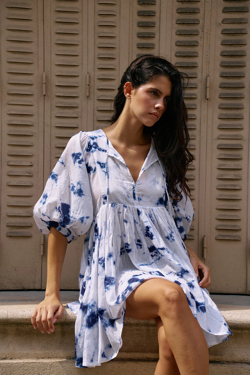 Kyra Mini Dress ~ Deep Sea - Image 3