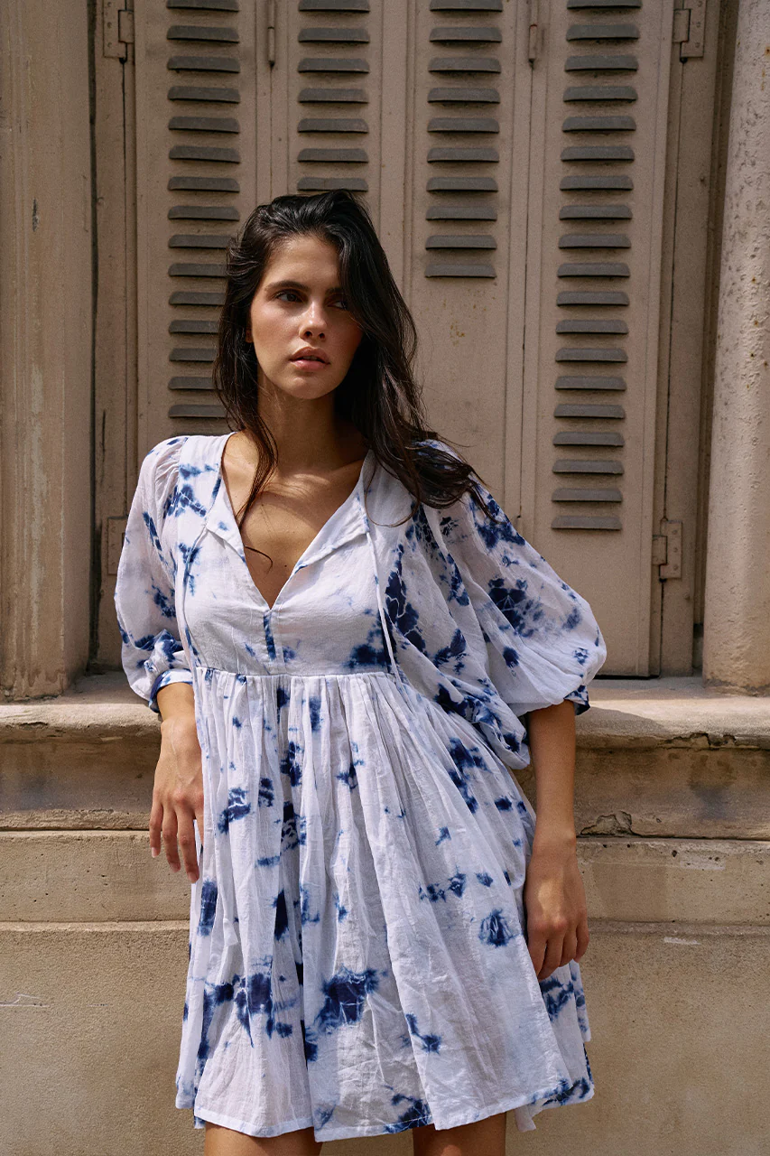Kyra Mini Dress ~ Deep Sea - Image 4