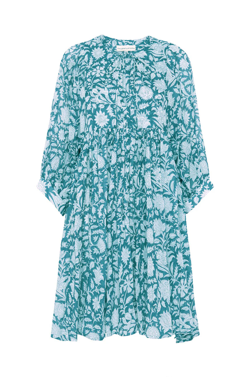 Kyra Mini Dress ~ Ocean Blue - Image 6