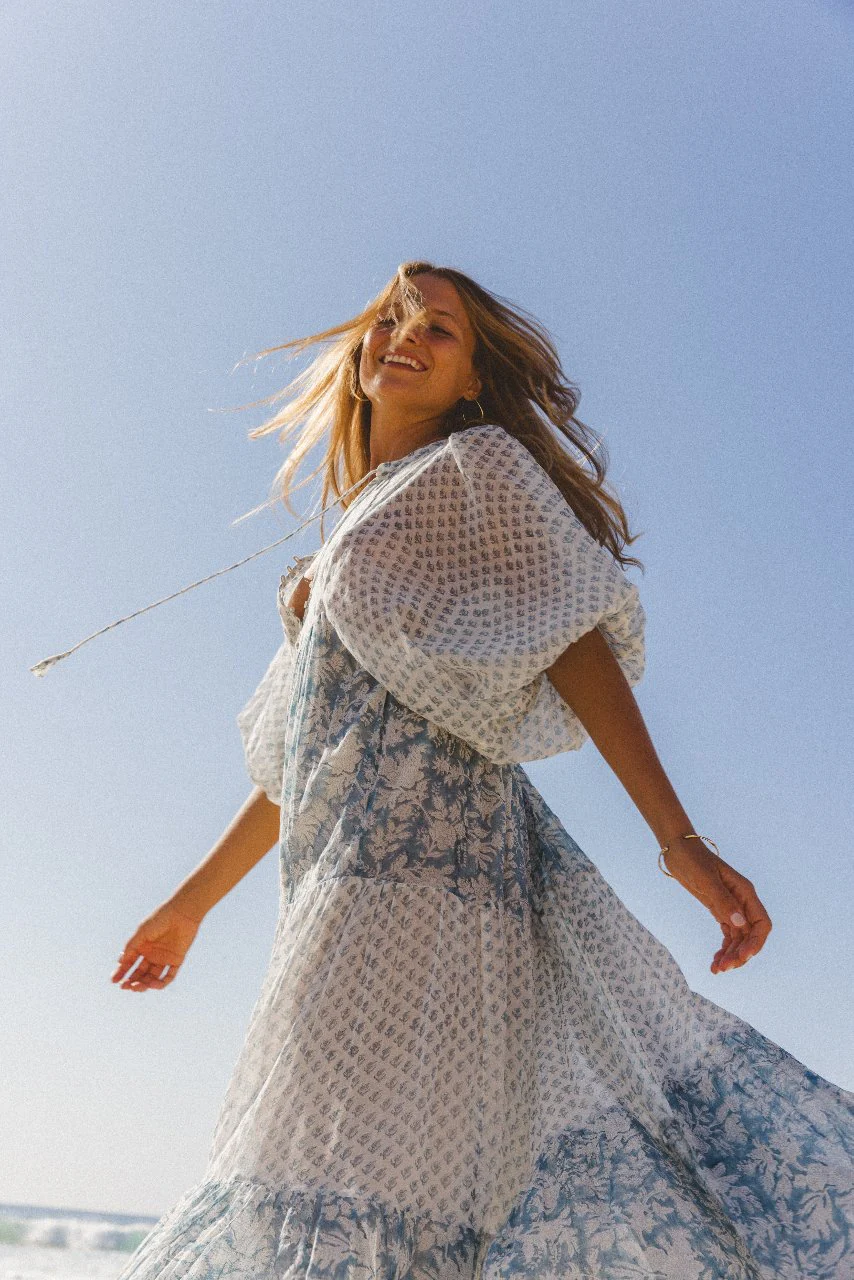 Nora Maxi Dress ~ Aquamarine - Image 5