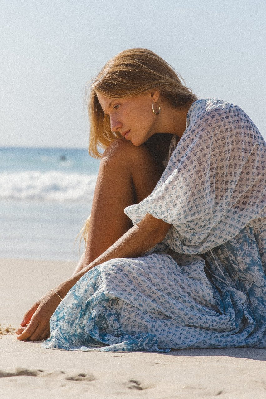 Nora Maxi Dress ~ Aquamarine - Image 7