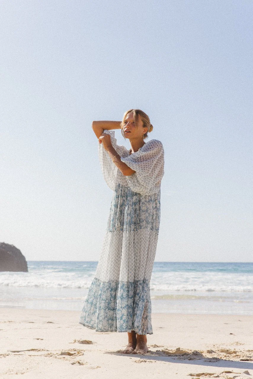 Nora Maxi Dress ~ Aquamarine - Image 9