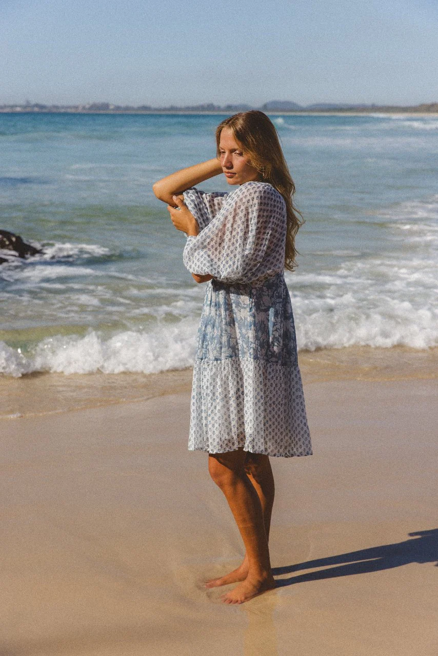 Nora Mini Dress ~ Aquamarine - Image 6