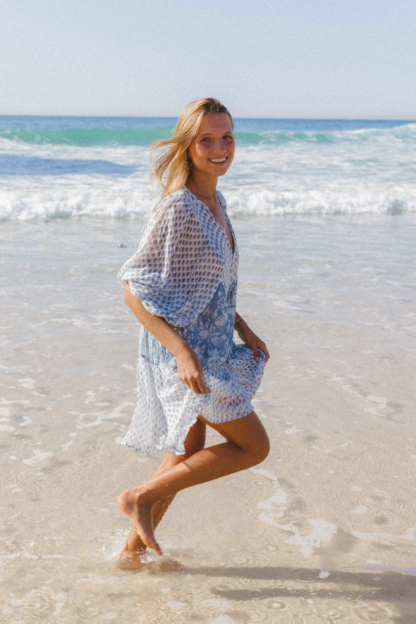 Nora Mini Dress ~ Aquamarine - Image 9
