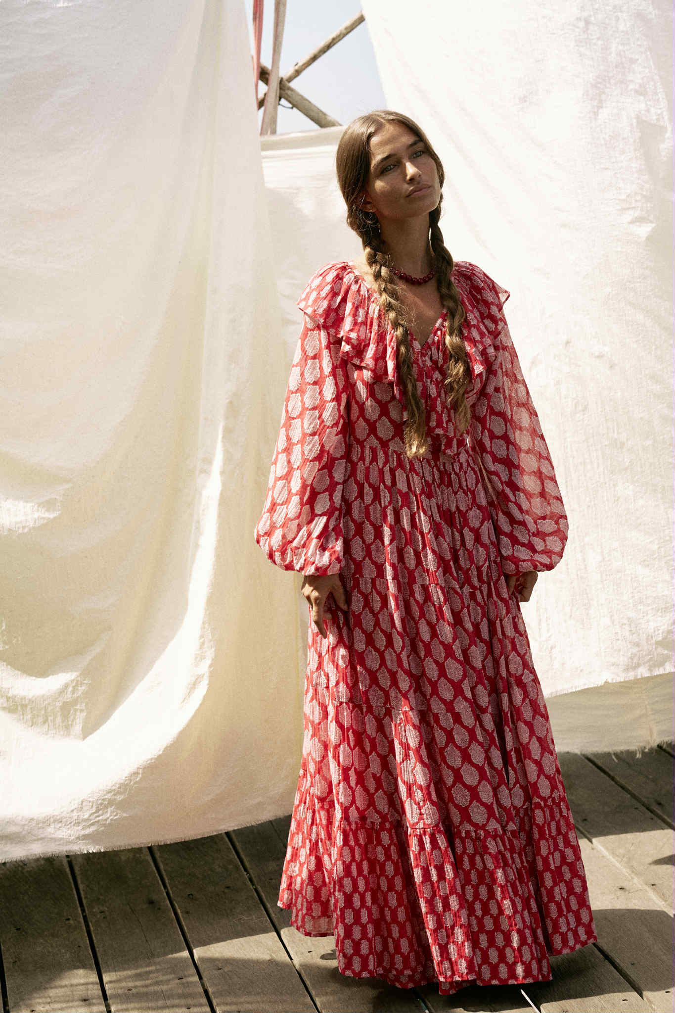 Pari Maxi Dress ~ Sangria - Image 12