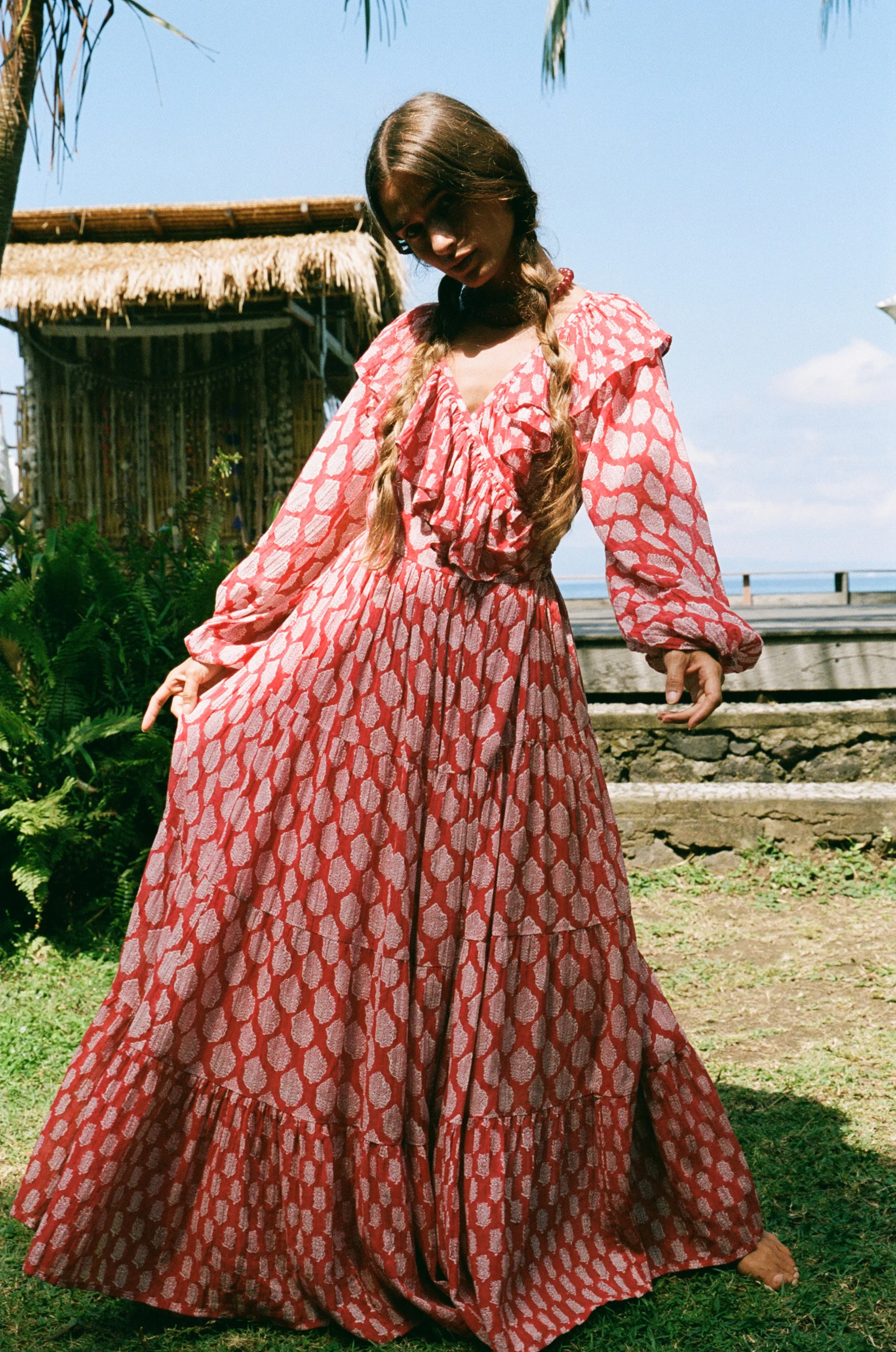 Pari Maxi Dress ~ Sangria - Image 6