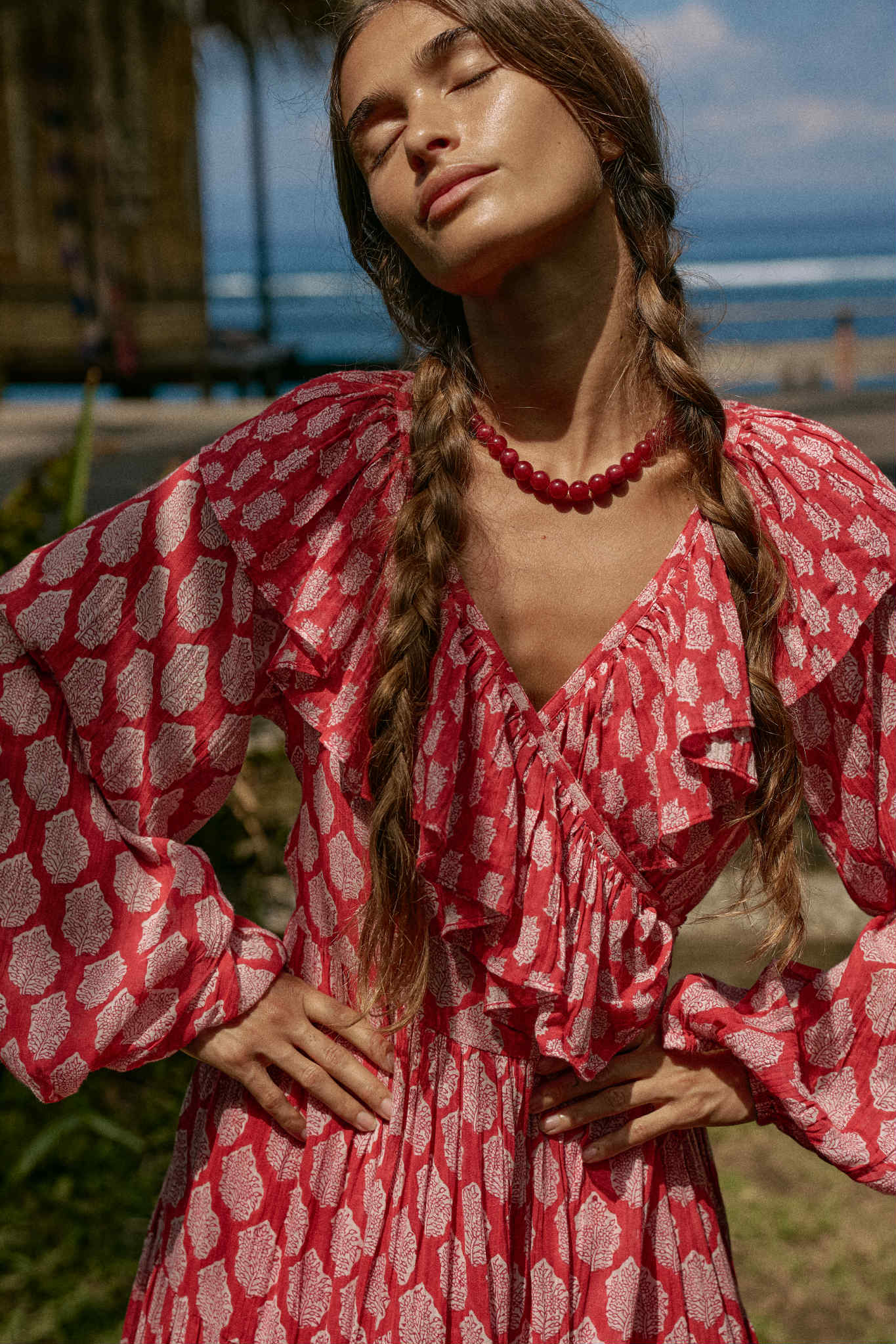 Pari Maxi Dress ~ Sangria - Image 7