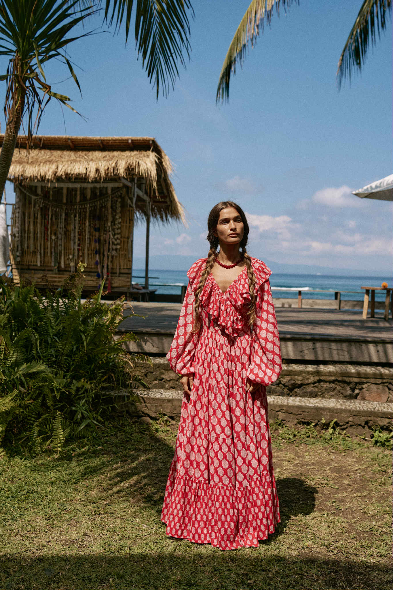 Pari Maxi Dress ~ Sangria - Image 8