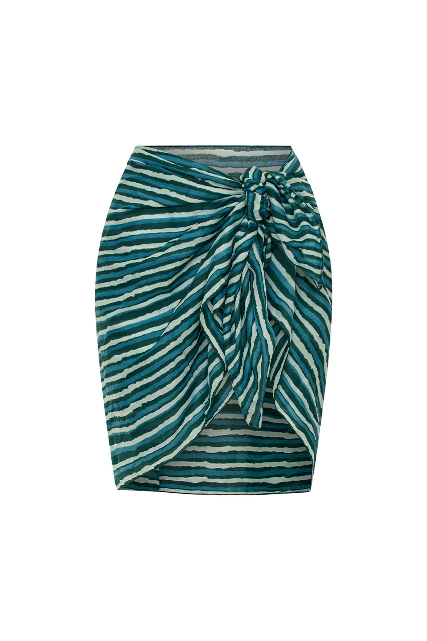 Ria Sarong ~ Cyan Candy - Image 7