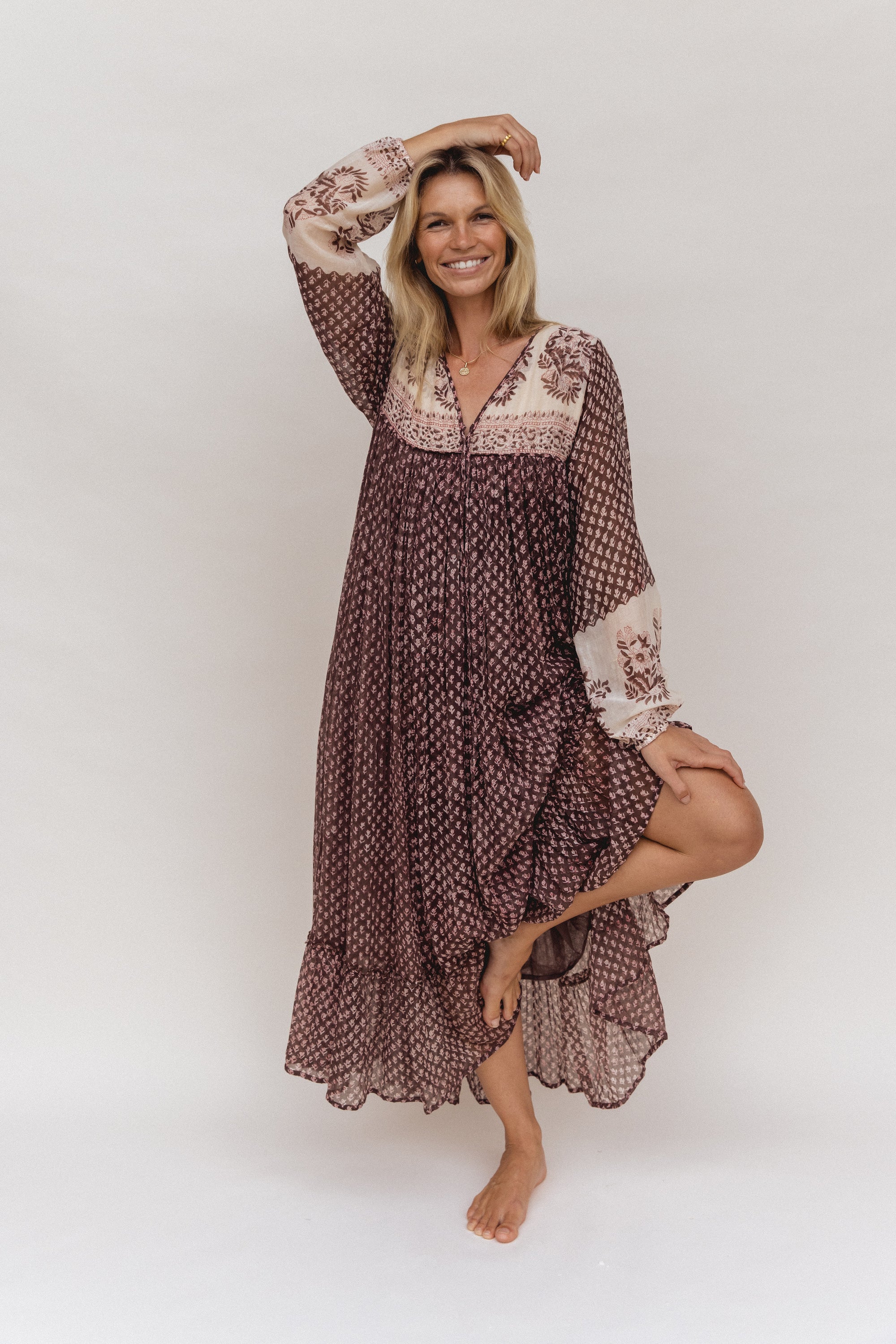 Rooh Maxi Dress ~ Cacao - Image 6