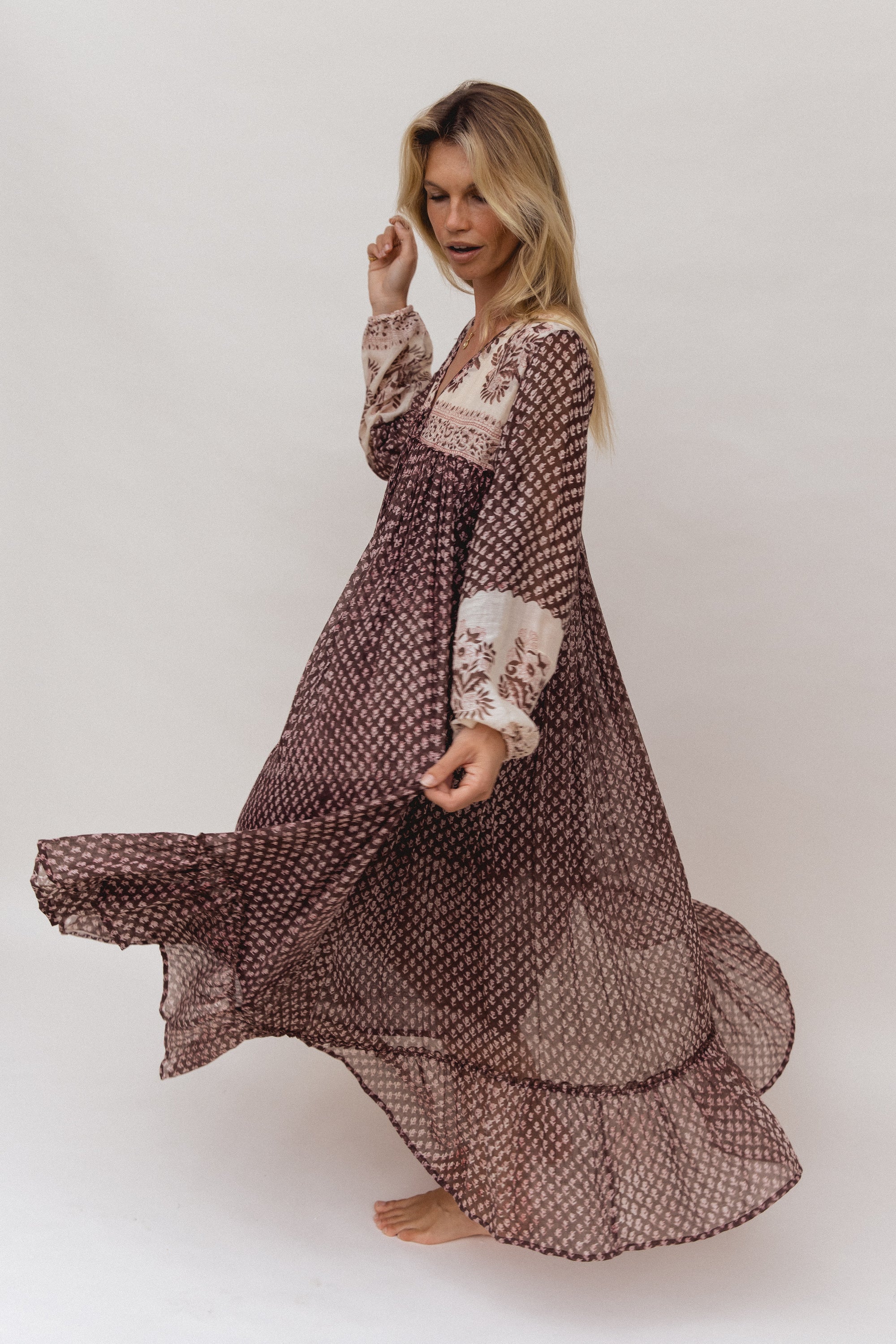 Rooh Maxi Dress ~ Cacao - Image 7